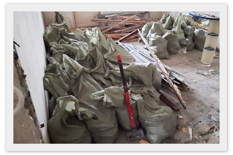 строительный мусор в мешках строительный мусор в мешках картинка