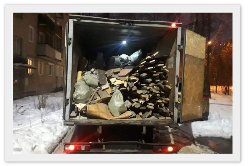 строительный мусор в газели строительный мусор в газели картинка